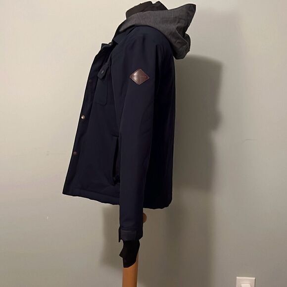 Quiksilver Kid's Navy Blue Dry Flight Technology 18K Hooded Winter Jacket - Picture 6 of 16